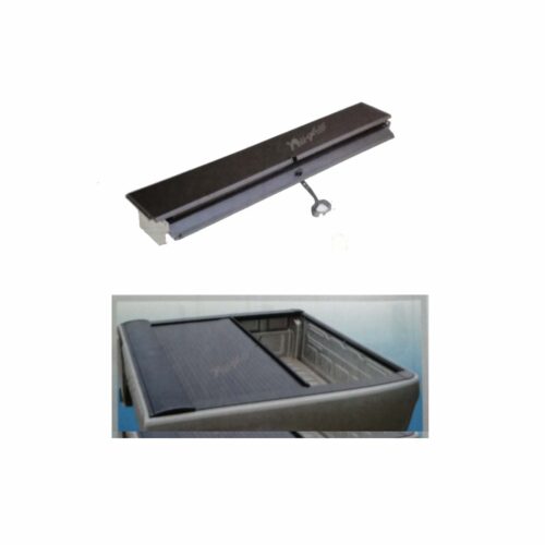 Nissan NP300 (2015) D/CAB Aluminum Manual Roller Tonneau Tray Cover With Lock