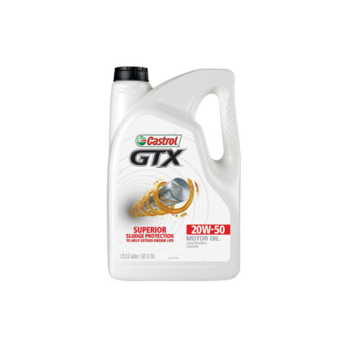 Castrol GTX 20W-50 Motor Oil, 5 Quart, 3 Pack