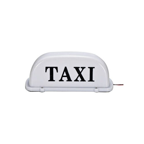 Taxi Lamp White (Short)