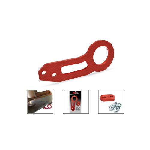 Back Tow Hook 25.5X10.5CM Red