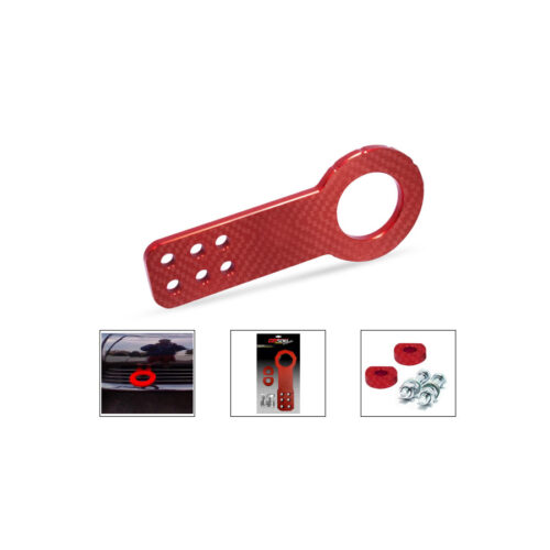 Front Tow Hook 25.5X8.5CM Red