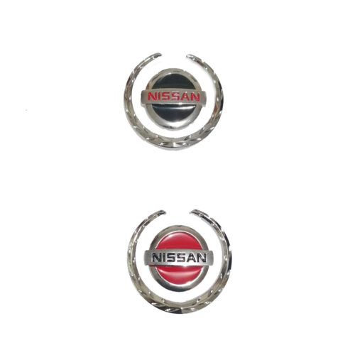 Nissan Assorted Emblems (Black/Red-W/Chrome)