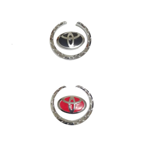 Toyota Assorted Emblems (Black/Red-W/Chrome)
