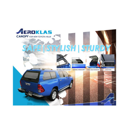 Aeroklas Stylish Canopy – Toyota Hilux