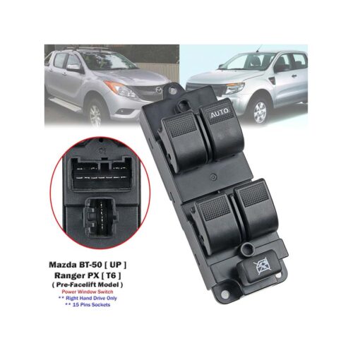Ford Ranger T6/T7 – Mazda BT50 (2.2/3.2) (2012+) Main Window Switch – Right Side