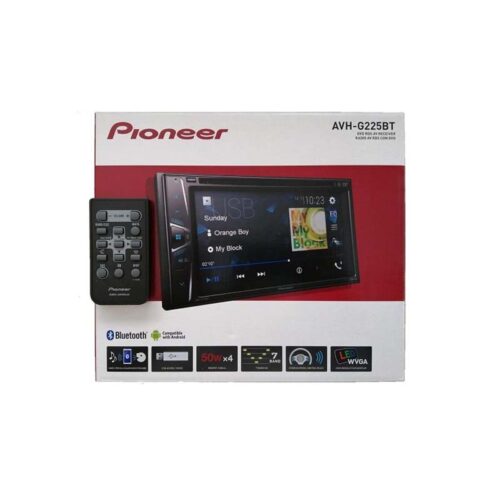 Pioneer AVH-G225BT 6.2″ WVGA 2-Din Multimedia Receiver W/ BT, USB