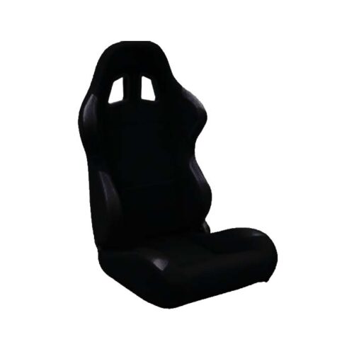 Racing Style Car Seats (Black) 2 Pcs