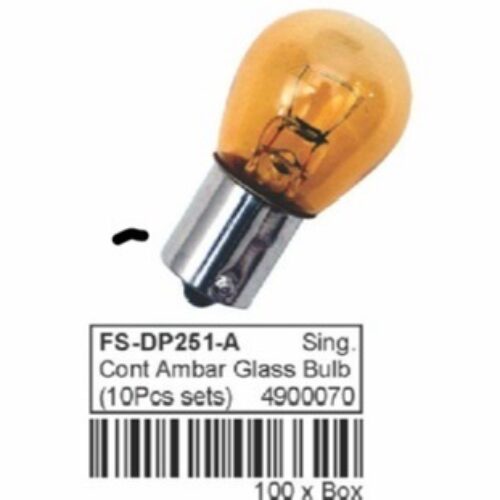 IG Tuning Single Contact Amber Glass Bulb 10pcs