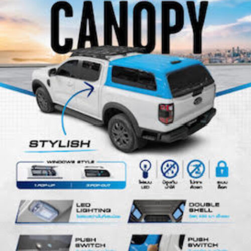 Aeroklas Stylish Canopy – Ford Ranger 2022