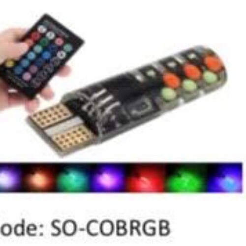 T10 LED 7 COLORS WITH REMOTE CONTROL