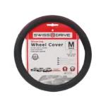 Steering Wheel Cover Swissdrive Black/Red