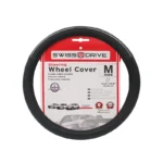 Steering Wheel Cover Swissdrive Black/Silver