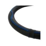 Medium Centauro Black Blue Line Swissdrive Steering Wheel Cover - Image 2