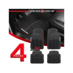 Black 4Pc Continental Swissdrive Rubber Mat - Image 3