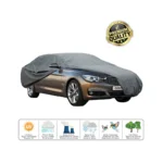 Premium Car Cover Swissdrive Pvc "L" Grey - Image 2
