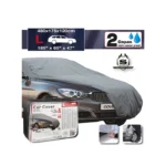 Premium Car Cover Swissdrive Pvc "L" Grey - Image 3