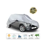 Premium Car Cover Swissdrive Pvc "S" Grey - Image 2