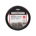 Medium Arrow Grip 2" Carbon Black-Black Swissdrive Steering Wheel Cover