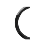 Medium Arrow Grip 2" Carbon Grey-Black Swissdrive Steering Wheel Cover - Image 3