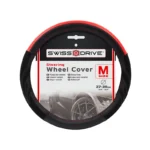 Medium Arrow Grip 2" Carbon Red-Black Swissdrive Steering Wheel Cover