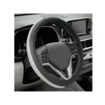 Medium Girly Silver Diamond Bling Swissdrive Steering Wheel Cover - Image 3