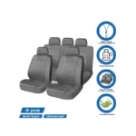 Swissdrive Grey Bari 9Pc Seat Cover - Image 6