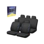 Black /Blue Michelin 9Pcs Seat Cover