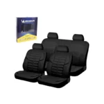 Black Embossed Michelin 9Pcs Seat Cover