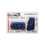 Swissdrive Automatic Pedal Kit Black/Blue 2Pc