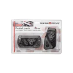 Swissdrive Automatic Pedal Kit Black/Grey 2Pc
