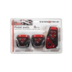 Swissdrive Manual Pedal Kit Black/Red 3Pcs