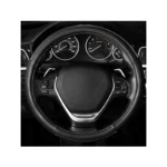 Steering Wheel Cover Swissdrive Plain Black - Image 2