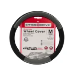 Steering Wheel Cover Swissdrive Chrome Line Grey-Black