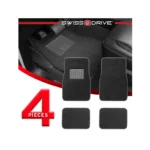 Dark Grey 4Pc Swissdrive Carpet Mat - Image 3