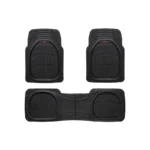 Black 3Pc Deep Dish Swissdrive Rubber Mat