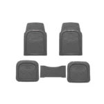 Grey 5Pc Deep Dish Swissdrive Rubber Mat