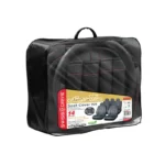 Swissdrive Black W/Red Stitch Supreme 14Pc Seat Cover (4 Shoulder Pads, 1 Swc) - Image 2