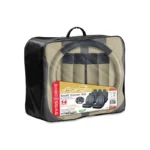 Swissdrive Black&Beige Supreme 14Pc Seat Cover (4 Shoulder Pads, 1 Swc) - Image 2