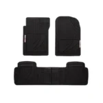 Black 3Pc Tactical Swissdrive Rubber Mat