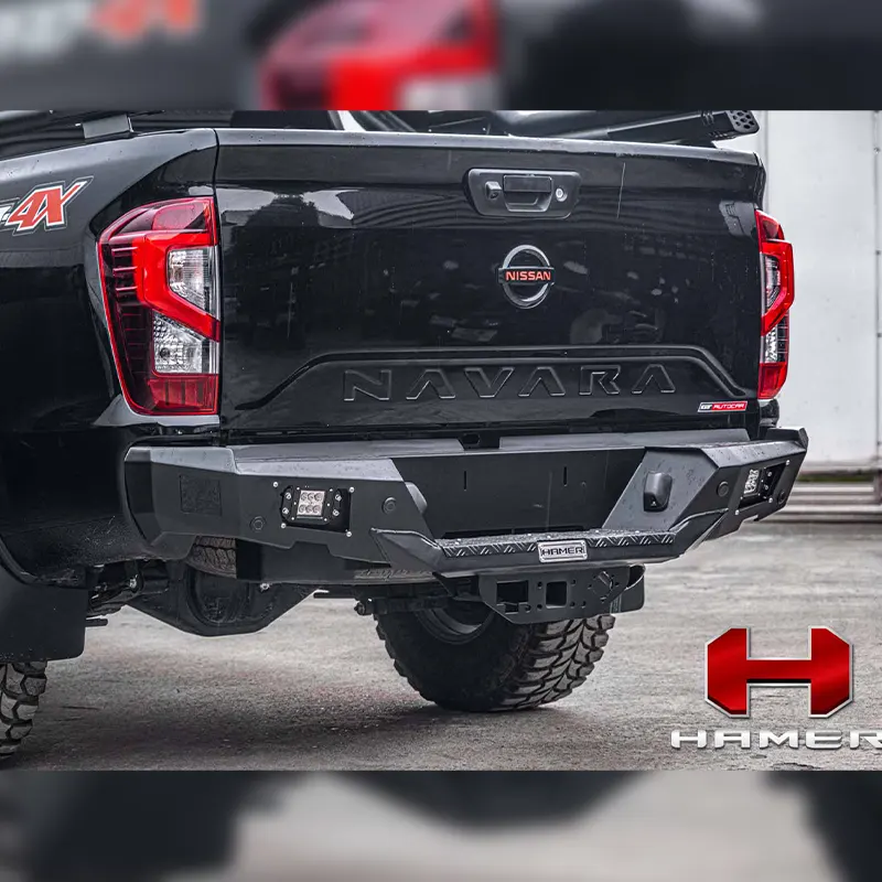 MX204-N20 (1) Hamer Nova Series Rear Bumper Nissan Navara Pro4X 2020+ - Image 1