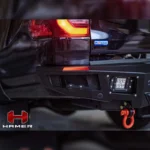 Hamer Nova Series Rear Bumper Toyota Hilux Revo/Rocco 20+ (Compatible With Sensors) - Image 4