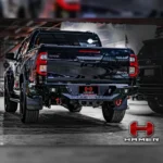 Hamer Nova Series Rear Bumper Toyota Hilux Revo/Rocco 20+ (Compatible With Sensors) - Image 2