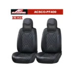 AC Racing Universal Leather Seat Cover w/Pillow Black 15Pcs
