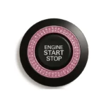 Bling Engine Start Ring Decal Pink