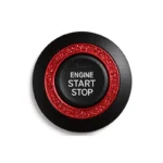 Bling Engine Start Ring Decal Red