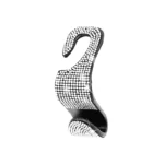 Bling Headrest Hanger Silver