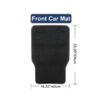 IG Tuning Black 4Pc Carpet Mat - Image 3