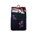 IG Tuning Black 4Pc "Hearts" Carpet Mat