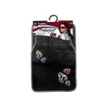 IG Tuning Black 4Pc "Butterflies" Carpet Mat