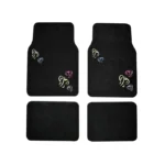 IG Tuning Black 4Pc "Butterflies" Carpet Mat - Image 3